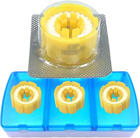 3PCS Inflatable Life Jacket Yellow Bobbin Replacement, Portable Life Vest Belt Bobbins Replacement Work with Automatic Inflator Device in Kuwait