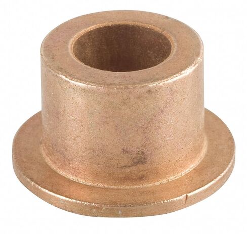 DPEF061008 Dri Plane (C) Flange Bearings, Powdered Metal, 3/8" Bore x 5/8" OD x 1/2" Length x 7/8" Flange OD x 1/16" Flange Thickness (Pack of 3) Bronze in Kuwait