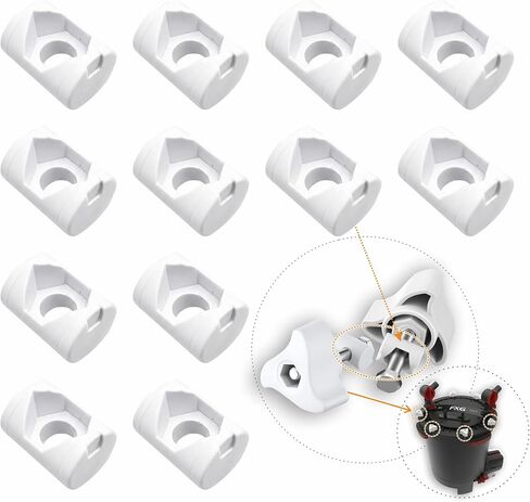 A20215 Lid Fastener Barrel Nuts, 12 Pack Lock Nut Replacement Parts Compatible with Fluval FX2 FX4 FX5 FX6 Canister Filters, Aquarium Filter Lid Fastener Parts in Kuwait