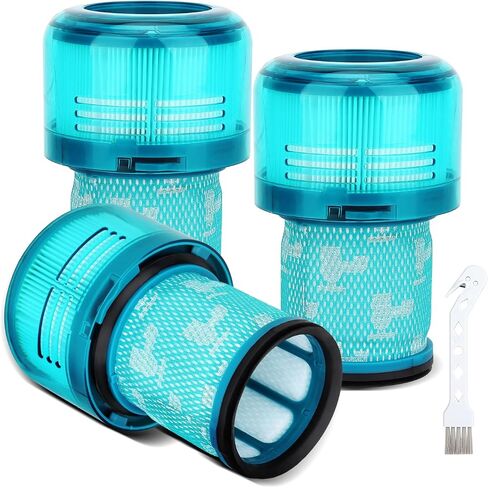 For dyson filter replacement V12 Vacuum: filters parts For dyson V12 Detect Slim/V12 Slim/SV30/SV34/SV35 Cordless Vacuum Cleaner, Compare to Part 971517-01（NOT for SV12 & V15 Vacuum，3 Pack） in Kuwait