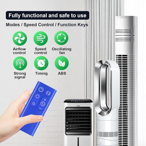 Replacement Remote Control for Dyson TP00 TP01 AM11 (Grey) Compatible with Hot+Cool Tower Fans & Air Purifiers in Kuwait