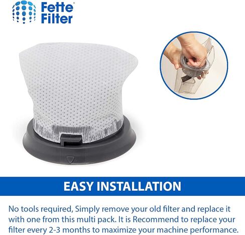 Fette Filter - 6 Pack Hand Vacuum Filter Compatible with Bissell Bolt Stick. Compare to Part # 1479. in Kuwait