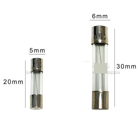5 * 20 6 * 30 Glass Fuse Fast Fuse 250V 0.1A 0.2A 0.5A 1A 2A 3A 3.15A 4A 5A 6A 7A 8A 10A 12A 15A 20A 30A Quick Blow 5x20mm 6x30mm | 2.5A,6x30mm,10pcs in Saudi Arabia