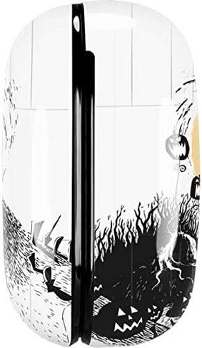 غلاف صوتي من Skinit متوافق مع Galaxy Buds Pro - مرخص رسميًا من Disney The Nightmare Before Christmas Jack on Spiral Hill Art Design in Kuwait