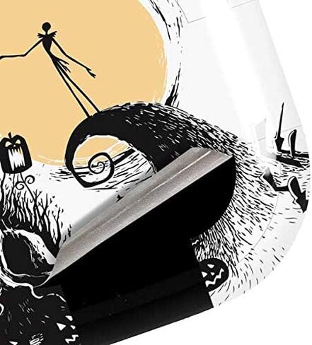 غلاف صوتي من Skinit متوافق مع Galaxy Buds Pro - مرخص رسميًا من Disney The Nightmare Before Christmas Jack on Spiral Hill Art Design in Kuwait