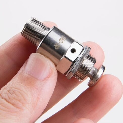 KOOBOOK 1Pcs TAC-3P Pneumatic Valve Mechanical Air Control with Push Button Switch 2 Position 3 Way M5x0.8 Connection Manual Valve for Efficient Industrial Use Resistant 0-60°C in Kuwait
