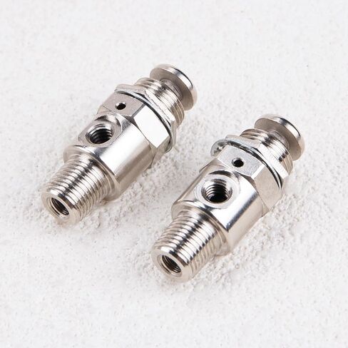 KOOBOOK 1Pcs TAC-3P Pneumatic Valve Mechanical Air Control with Push Button Switch 2 Position 3 Way M5x0.8 Connection Manual Valve for Efficient Industrial Use Resistant 0-60°C in Kuwait