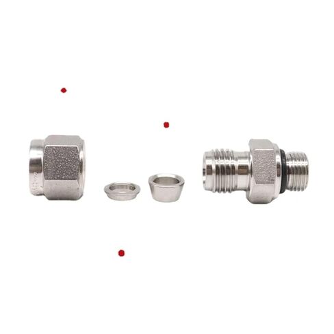 1 قطعة G 1/8 "1/4" 3/8 "1/2" 3/4 "1" BSPP ذكر إلى 3 6 8 10 12 مم و 1/8-1 "بوصة أنبوب ضغط الاتحاد SUS316L تركيب الأنابيب غير القابل للصدأ (10mm-G1l4 BSPP) in Kuwait