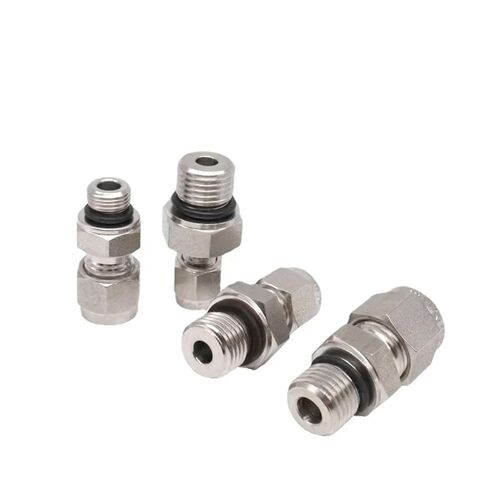 1 قطعة G 1/8 "1/4" 3/8 "1/2" 3/4 "1" BSPP ذكر إلى 3 6 8 10 12 مم و 1/8-1 "بوصة أنبوب ضغط الاتحاد SUS316L تركيب الأنابيب غير القابل للصدأ (10mm-G1l4 BSPP) in Kuwait