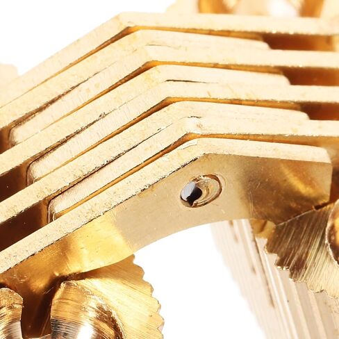 مفصلات صغيرة مخفية من النحاس من UPKOCH لصناديق المجوهرات والخزائن الخشبية، مفصلة معدنية بيضاوية عتيقة مع مسامير للاستخدام الحرفي والمنزلي in Kuwait