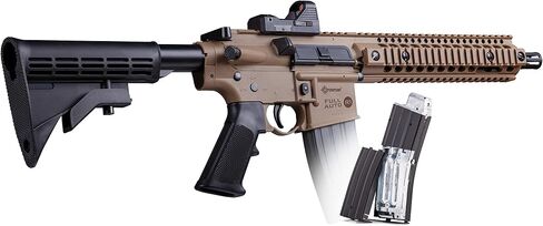 Crosman CFAR1X Full Auto R1 CO2-Powered BB Air Rifle and Red Dot Sight 15-Count CO2 Cartridges in Saudi Arabia