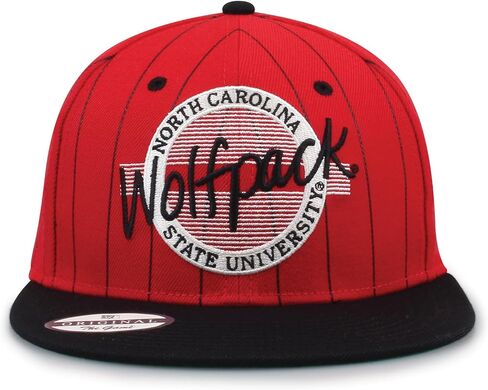 The Game NCAA Licensed, Nc State Wolfpack Flat Brim Snapback Hat in Saudi Arabia