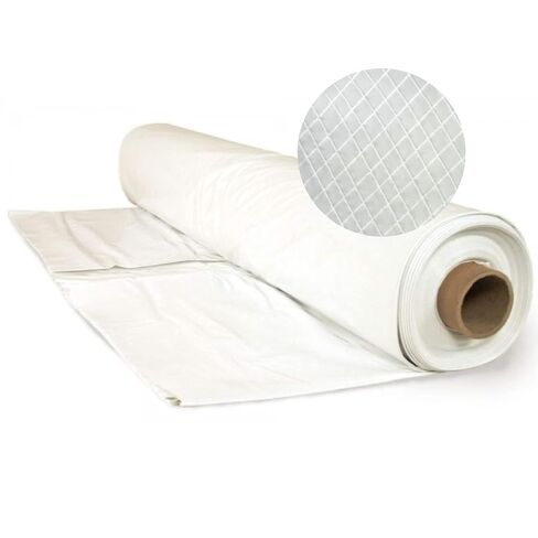 VBS - String Reinforced Plastic Shrink Wrap - 10 mil – Boat Shrink Film, Use with Heat Gun, Dura Skrim Industrial Shrink Wrap, Plastic Sheeting for Protection and Storage (16' x 30') in Saudi Arabia