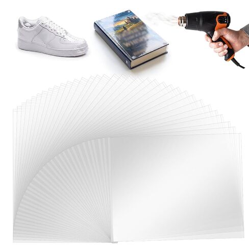 50 Pcs Shrink Wrap Bags 12x16 Inches Clear PVC Heat Shrink Wrap Bags for Homemade DIY Projects, Gift Packaging, Basket, Soaps, Bottles, Book, Shoes, Bath Bomb, Tumbler, and More in Saudi Arabia