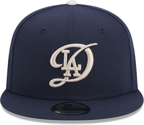 New Era MLB Los Angeles Dodgers Navy City Connect 9FIFTY Adjustable Snapback Hat Cap One Size Fits All in Saudi Arabia