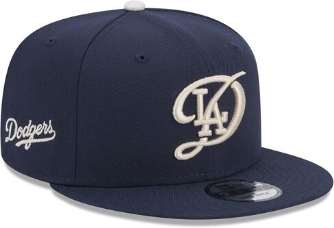 New Era MLB Los Angeles Dodgers Navy City Connect 9FIFTY Adjustable Snapback Hat Cap One Size Fits All in Saudi Arabia