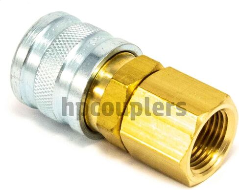 Foster 3203, 3 Series, Industrial Coupler, Manual, 3/8" Female NPT, Brass, Steel in Saudi Arabia