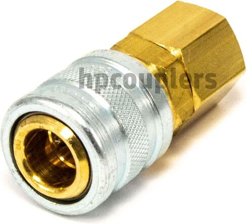 Foster 3203, 3 Series, Industrial Coupler, Manual, 3/8" Female NPT, Brass, Steel in Saudi Arabia