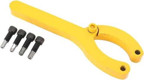 Excavator Repair Change Oil Seal Wrench Tool, 2 Jaws Hydraulic Cylinder Wrench, Adjustable Gland Nut Wrench for Excavator Maintenance, Oil Seal Replacement in Saudi Arabia