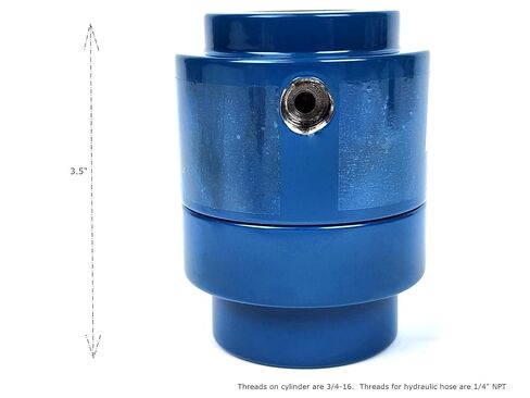 Cylinder Ram Head (3.5" Height) for TEMCo TH0004 Hydraulic Knockout Punch Driver in Saudi Arabia