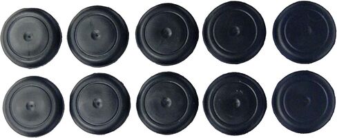1 1/4" 1.25 inch Black Rubber Plugs for Flush Mount Body and Sheet Metal Holes Qty 10 in Kuwait