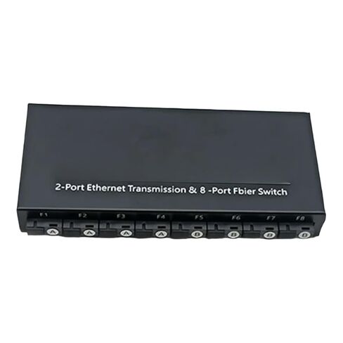 Gigabit Ethernet Fiber 8 1.25G Optical Ports 2 RJ45 20km SC Single Mode(8F-2E Simplex 1 pcs) in Kuwait