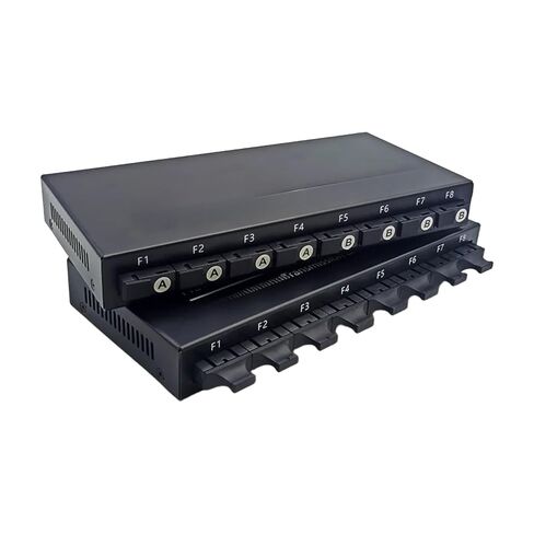 Gigabit Ethernet Fiber 8 1.25G Optical Ports 2 RJ45 20km SC Single Mode(8F-2E Simplex 1 pcs) in Kuwait