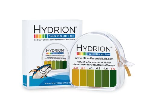 HYDRION Sushi Rice pH Test Kit 15ft Single Roll - 3-5 Short Range Acid Test Strips for Testing Sushi MPN 525 (1) in Kuwait