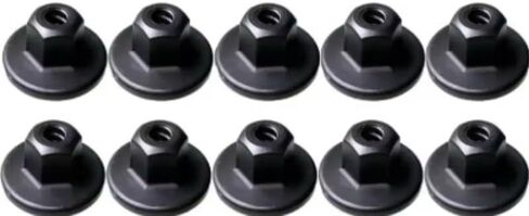10/20/30pcs Auto Clips For Hex Head Plastic Self-Threading Nut for Retainer Chassis Rear Bumper Splash Shield car interior parts(10PCS) in Kuwait