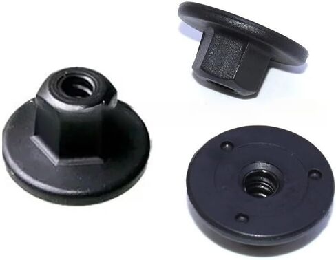 10/20/30pcs Auto Clips For Hex Head Plastic Self-Threading Nut for Retainer Chassis Rear Bumper Splash Shield car interior parts(10PCS) in Kuwait