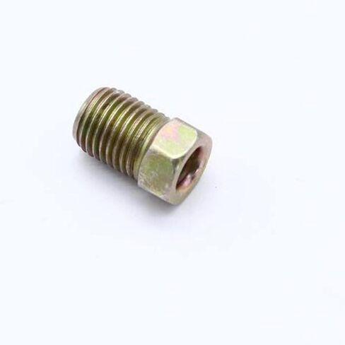 20 Pieces Inverted Tube Nut Set Standard 3 8 24 Inch Thread Steel Tube Nuts Resistant Zinc Fittings for Auto Vehicle Systems in Kuwait
