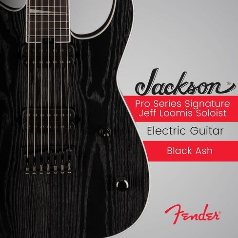 Jackson Pro Series Signature Jeff Loomis Soloist SL7 HT 7-string Electric Guitar - Black Ash in Kuwait