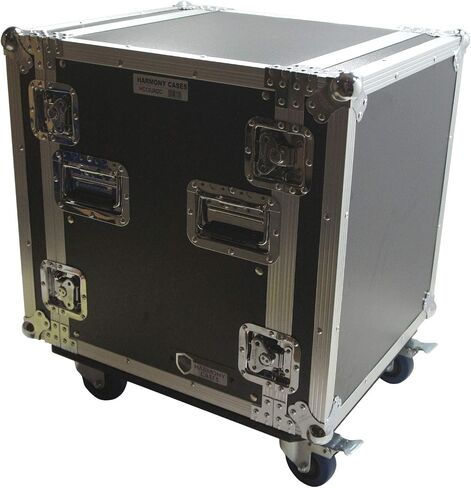 حافظات الصوت هارموني HC12UADC Flight DJ Amp 12U Veritcal Rack Amplifier DJ Case Wheels in Kuwait