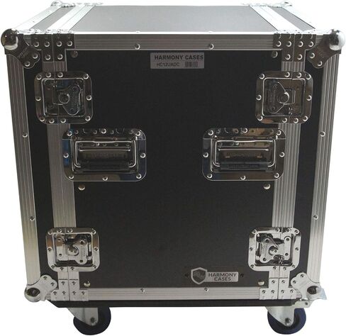 حافظات الصوت هارموني HC12UADC Flight DJ Amp 12U Veritcal Rack Amplifier DJ Case Wheels in Kuwait