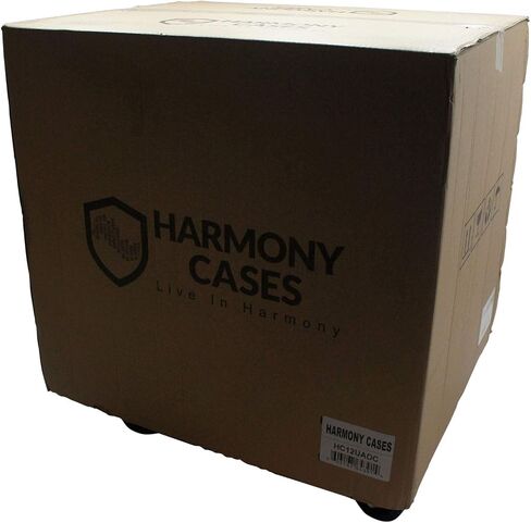 حافظات الصوت هارموني HC12UADC Flight DJ Amp 12U Veritcal Rack Amplifier DJ Case Wheels in Kuwait
