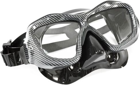 Poseidon 3D Mask ThreeDee Doubleglass Scuba Snorkeling Low Volume Mask in Saudi Arabia