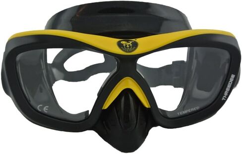Poseidon 3D Mask ThreeDee Doubleglass Scuba Snorkeling Low Volume Mask in Saudi Arabia