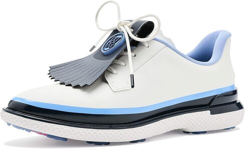 G/Fore Womens Gallivan2r Tuxedo Stripe Kiltie Golf Shoes in Kuwait