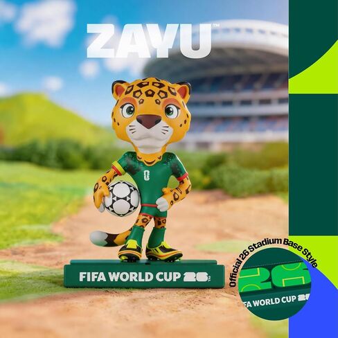 Sanyetral for FIFA 2026 World Cup Official Licensed Mascot Figurines Set of 3 with Display Box (Clutch, Maple & Zayu), Official Merchandise Model Figure for Collectors in Kuwait