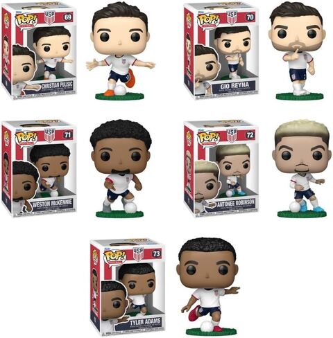 Funko USMNT (كأس العالم 2026) بوب! مجموعة كرة القدم (5) in Kuwait