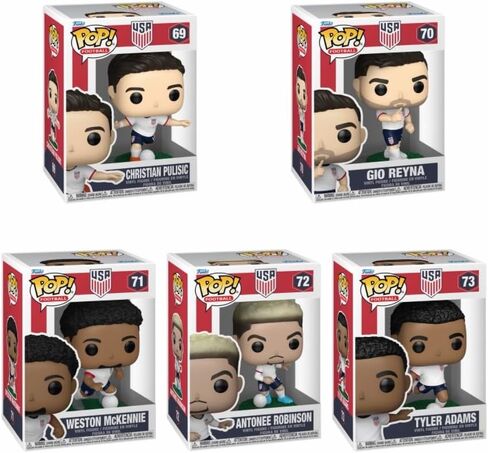 Funko USMNT (كأس العالم 2026) بوب! مجموعة كرة القدم (5) in Kuwait