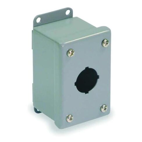 Wiegmann Pushbutton Enclosure,30mm,1 Hole,Steel PSL1-1 Each in Kuwait