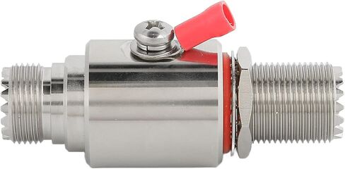 Diyeeni Arrestor, UHF Female to Female Bulkhead 50Ohm DC 3GHz Coaxial Protector, Replaceable 90v Gas Tube in Kuwait