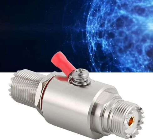 Diyeeni Arrestor, UHF Female to Female Bulkhead 50Ohm DC 3GHz Coaxial Protector, Replaceable 90v Gas Tube in Kuwait