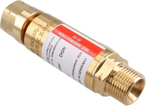 Flashback Arrestors In-line Fuel Gas Barrel Type Non Return Gas Valve Cut Off in Kuwait