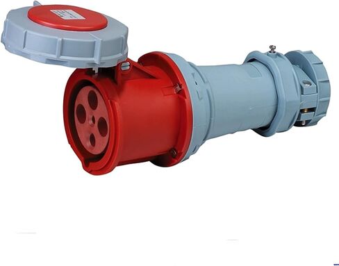 IEC60309 Upgraded Waterproof + PC Shell Material Industrial Surface Mounted Socket 4Pin 125A 380V-415V 3P+E IP67 in Saudi Arabia