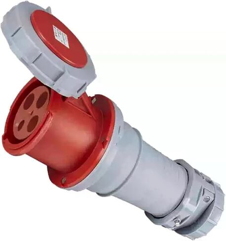 IEC60309 Upgraded Waterproof + PC Shell Material Industrial Surface Mounted Socket 4Pin 125A 380V-415V 3P+E IP67 in Saudi Arabia