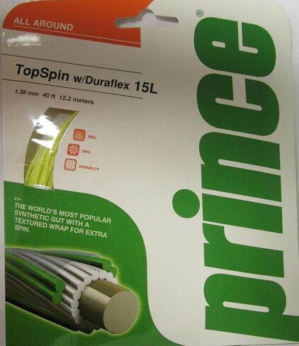Prince Topspin with Duraflex 15l Yellow Tennis String in Kuwait