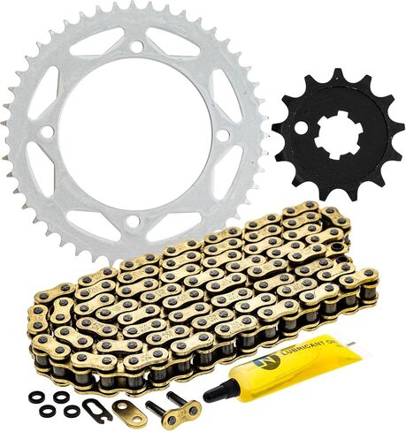 NICHE Drive Sprocket Chain Combo for Kawasaki KX65 Suzuki RM65 Front 13 Rear 47 Tooth 428HZ Standard 110 Links in Saudi Arabia