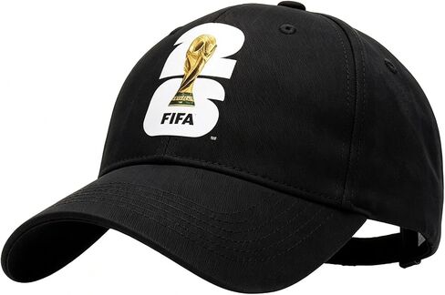 2026 FIFA World Cup Baseball Cap, Adjustable Size Unisex Soccer Hat for Men/Women for Stadium, Game Day, Running Workouts in Kuwait